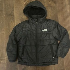 North Face reversible winter jacket, black; excellent condition; size Medium